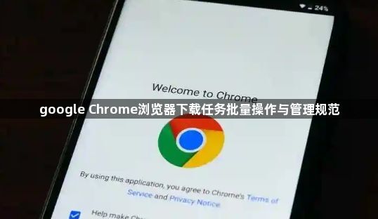 google Chrome浏览器下载任务批量操作与管理规范1