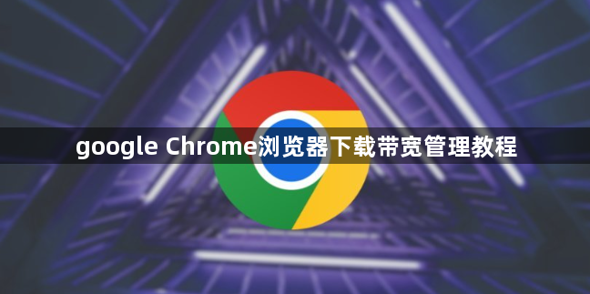 google Chrome浏览器下载带宽管理教程1