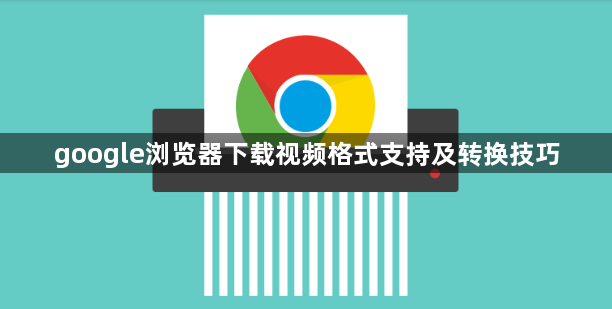 google浏览器下载视频格式支持及转换技巧1