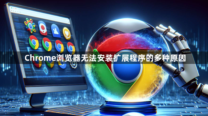Chrome浏览器无法安装扩展程序的多种原因1