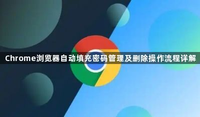 Chrome浏览器自动填充密码管理及删除操作流程详解1