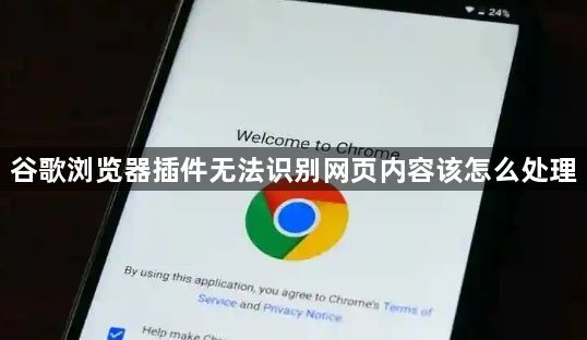 谷歌浏览器插件无法识别网页内容该怎么处理1