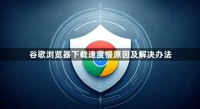 谷歌浏览器下载速度慢原因及解决办法1