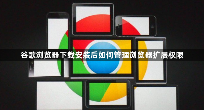 谷歌浏览器下载安装后如何管理浏览器扩展权限1