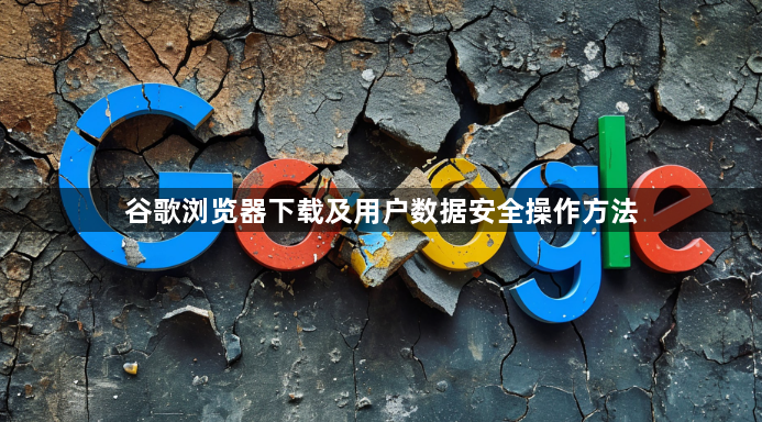 谷歌浏览器下载及用户数据安全操作方法1