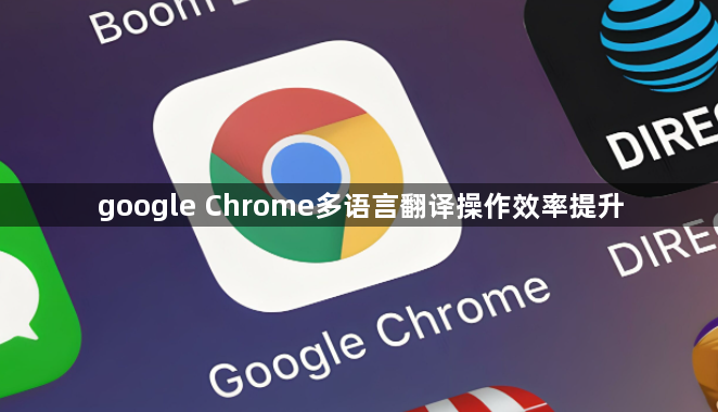 google Chrome多语言翻译操作效率提升1