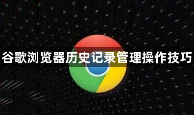谷歌浏览器历史记录管理操作技巧1