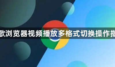 谷歌浏览器视频播放多格式切换操作指南1