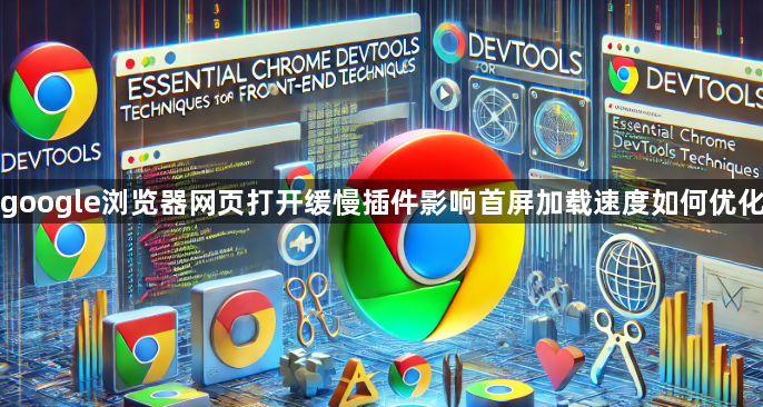 google浏览器网页打开缓慢插件影响首屏加载速度如何优化1