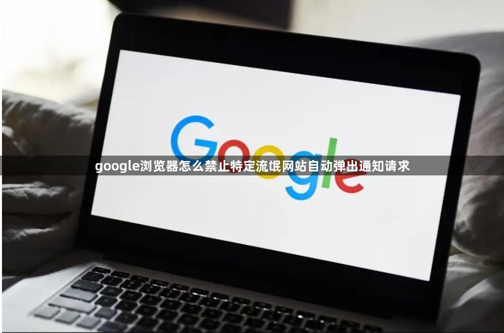 google浏览器怎么禁止特定流氓网站自动弹出通知请求1