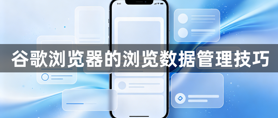 谷歌浏览器的浏览数据管理技巧1