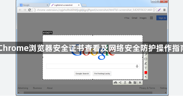 Chrome浏览器安全证书查看及网络安全防护操作指南1