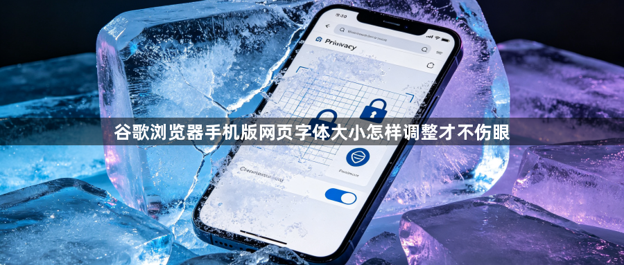 谷歌浏览器手机版网页字体大小怎样调整才不伤眼1