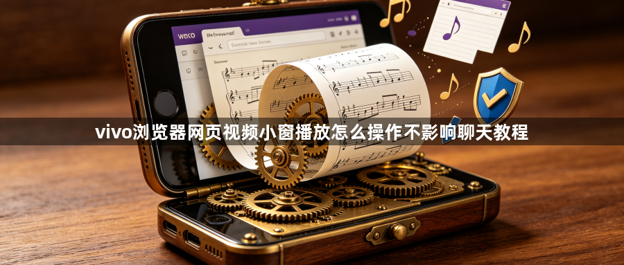 vivo浏览器网页视频小窗播放怎么操作不影响聊天教程1