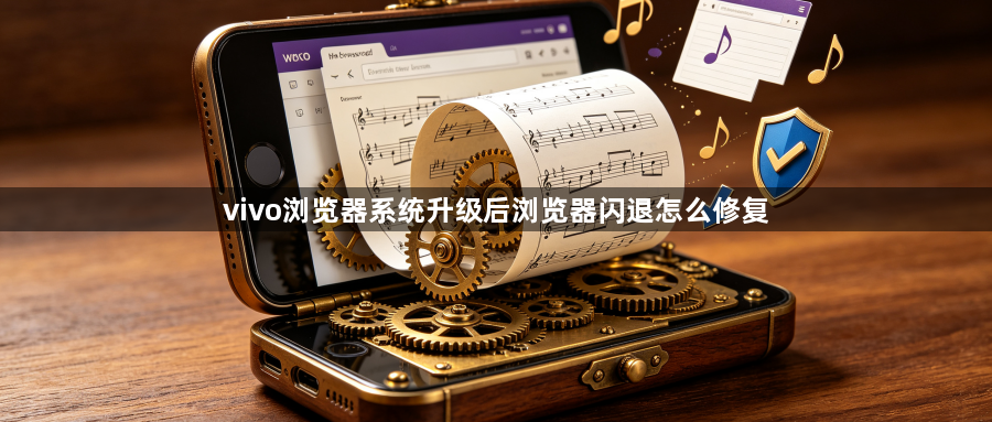 vivo浏览器系统升级后浏览器闪退怎么修复1