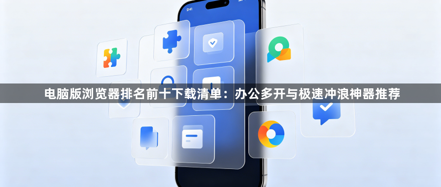电脑版浏览器排名前十下载清单：办公多开与极速冲浪神器推荐1