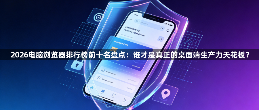 2026电脑浏览器排行榜前十名盘点：谁才是真正的桌面端生产力天花板？1