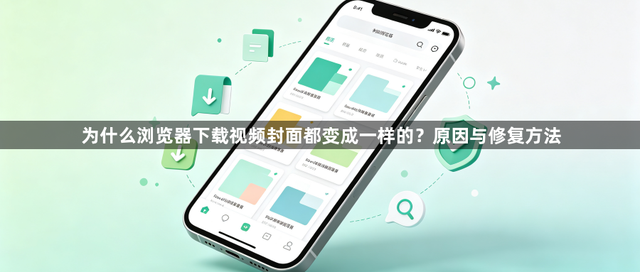 为什么浏览器下载视频封面都变成一样的？原因与修复方法1