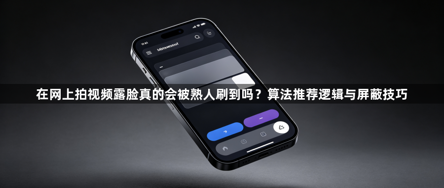 在网上拍视频露脸真的会被熟人刷到吗？算法推荐逻辑与屏蔽技巧1