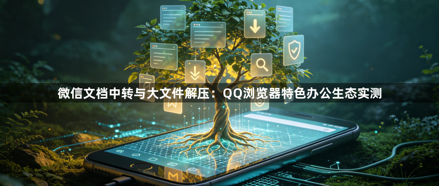 微信文档中转与大文件解压:QQ浏览器特色办公生态实测1