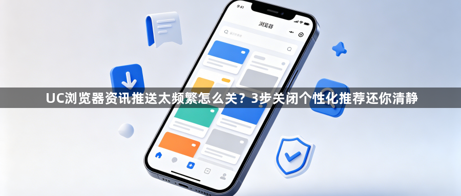 UC浏览器资讯推送太频繁怎么关？3步关闭个性化推荐还你清静1