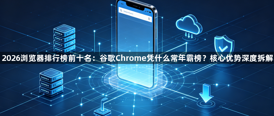 2026浏览器排行榜前十名:谷歌Chrome凭什么常年霸榜?核心优势深度拆解1