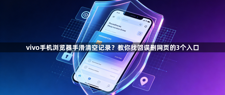 vivo手机浏览器手滑清空记录?教你找回误删网页的3个入口1